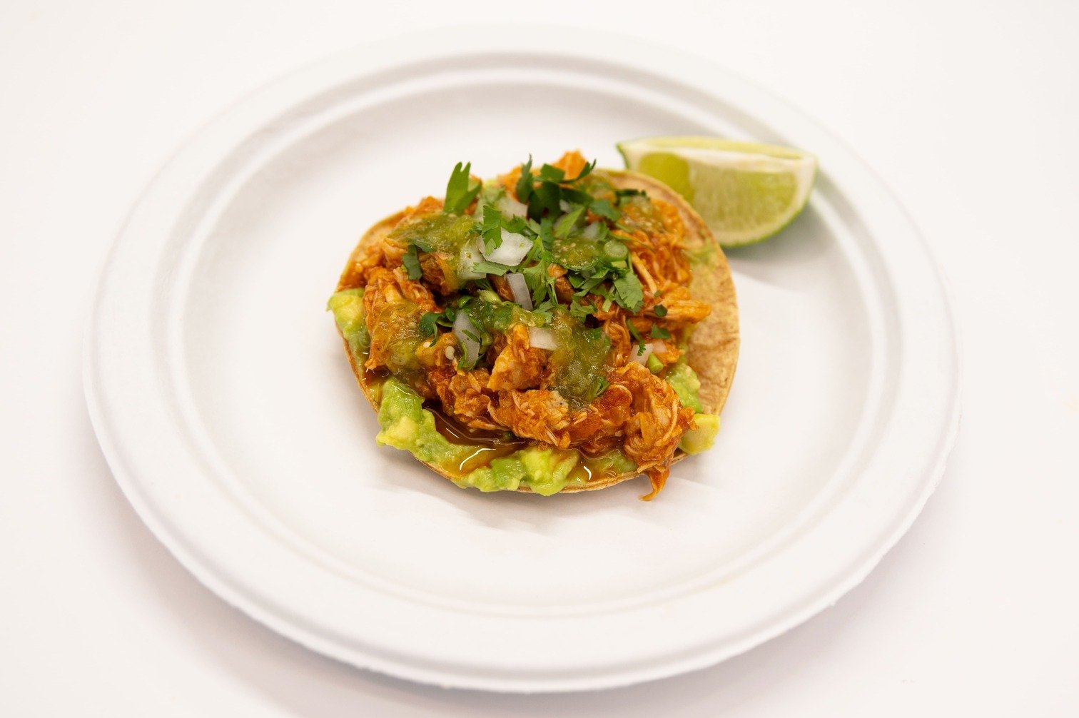 Tostada Chicken Birria