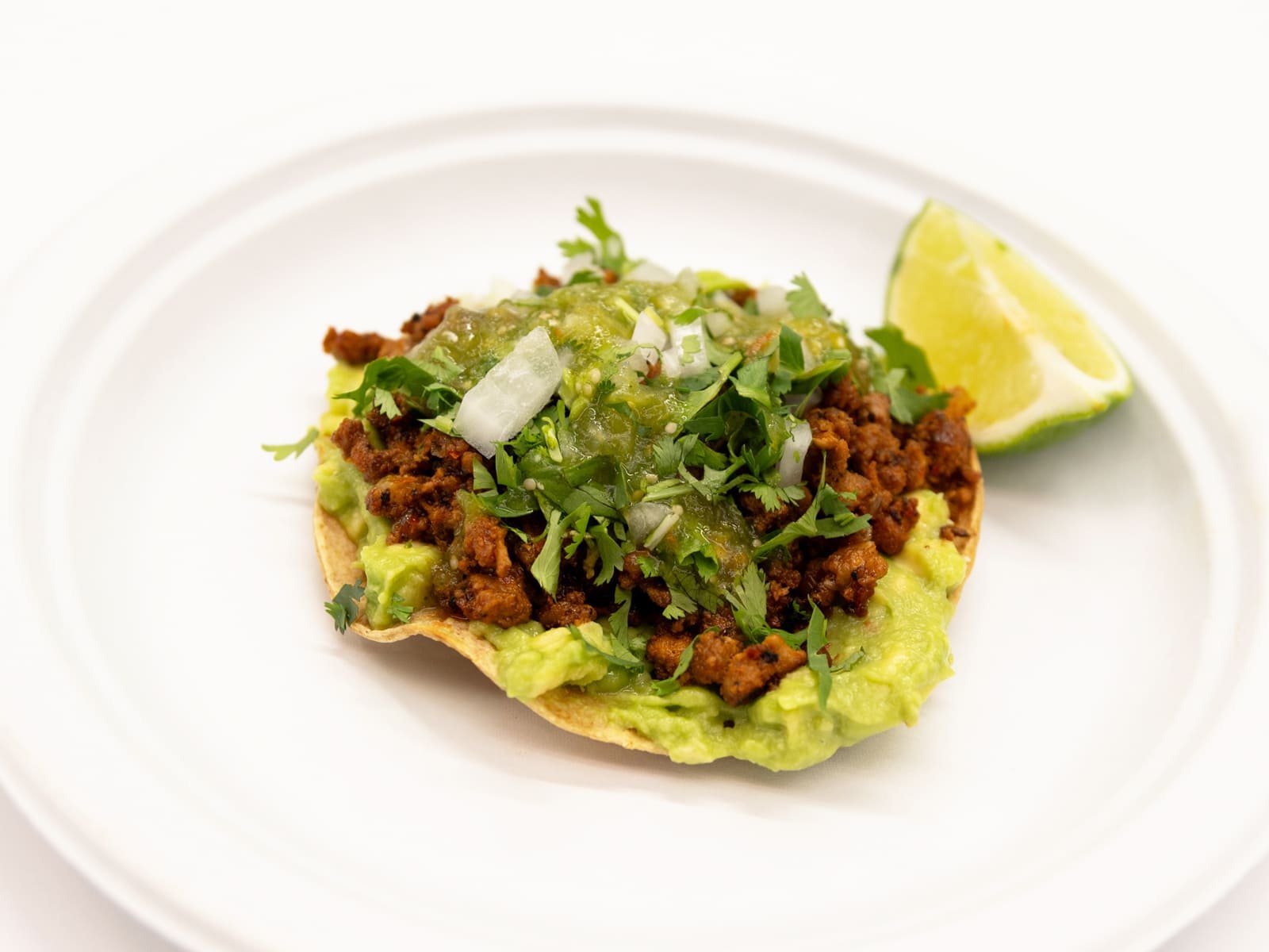 Tostada Chorizo